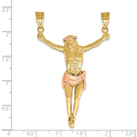 14k Two-tone Corpus Pendant-C271