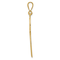 14k Passion Cross Pendant-C2713