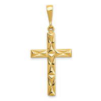 14k Reversible Latin Cross Pendant-C2728