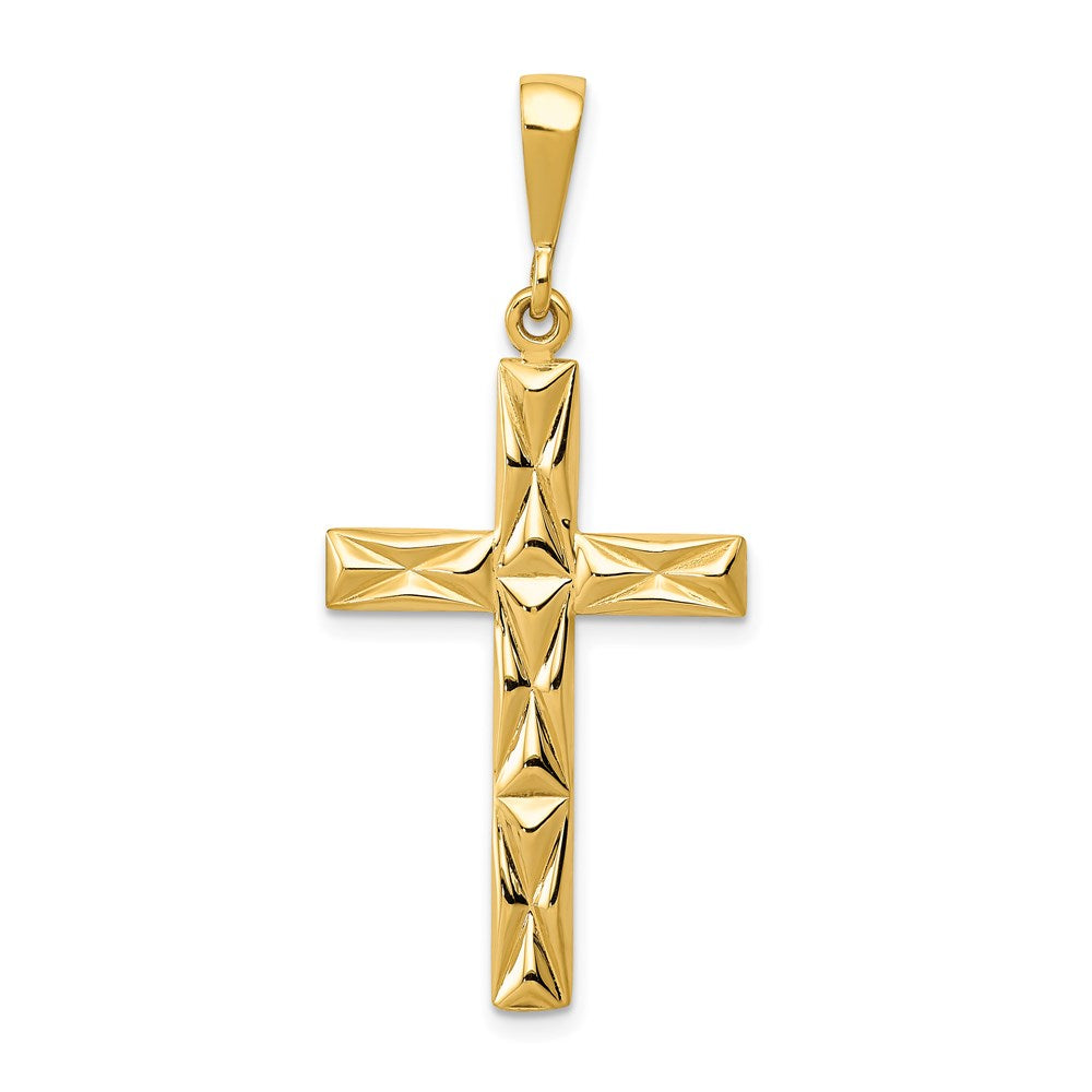 14k Reversible Latin Cross Pendant-C2728