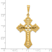 14k Diamond-cut Celtic Cross Pendant-C2742