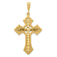 14k Diamond-cut Celtic Cross Pendant-C2742