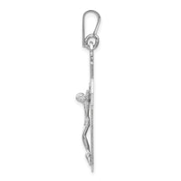 14k White Gold Crucifix Pendant-C2768