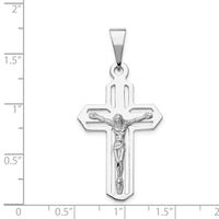 14k White Gold Crucifix Pendant-C2768