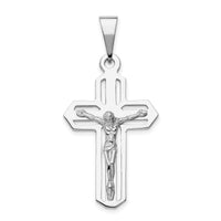 14k White Gold Crucifix Pendant-C2768