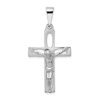 14k White Gold Crucifix Pendant-C2769