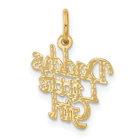 14k DADDYS LITTLE GIRL Charm-C279