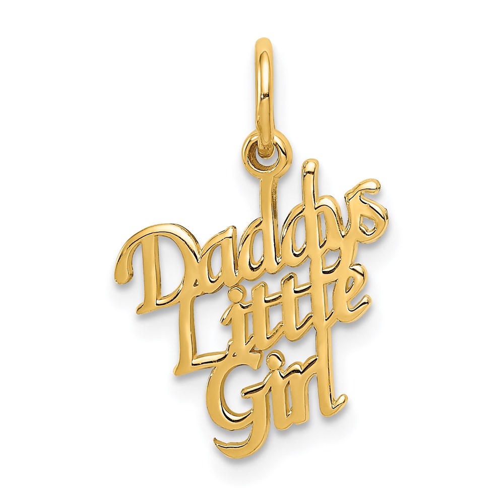 14k DADDYS LITTLE GIRL Charm-C279