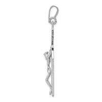 14k White Gold Crucifix Pendant-C2803