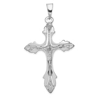 14k White Gold Crucifix Pendant-C2808