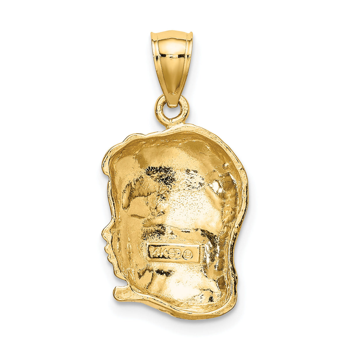 14k Girl Head Charm-C2815