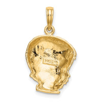 14k Boy Head Charm-C2816