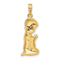 14k Praying Boy Pendant-C2819