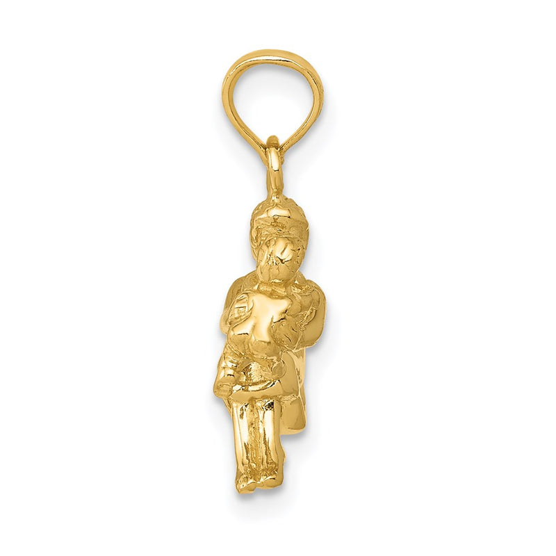 14k Mother holding child Pendant-C2820