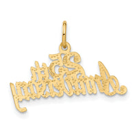 14k 25th ANNIVERSARY Charm-C287