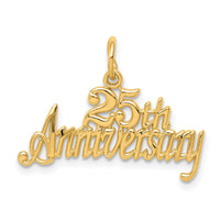 14k 25th ANNIVERSARY Charm-C287