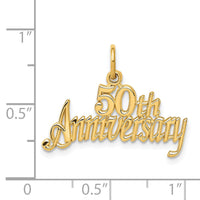 14k 50th ANNIVERSARY Charm-C288