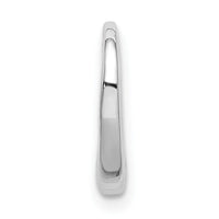14K White Gold Polished Heart Chain Slide-C2917W