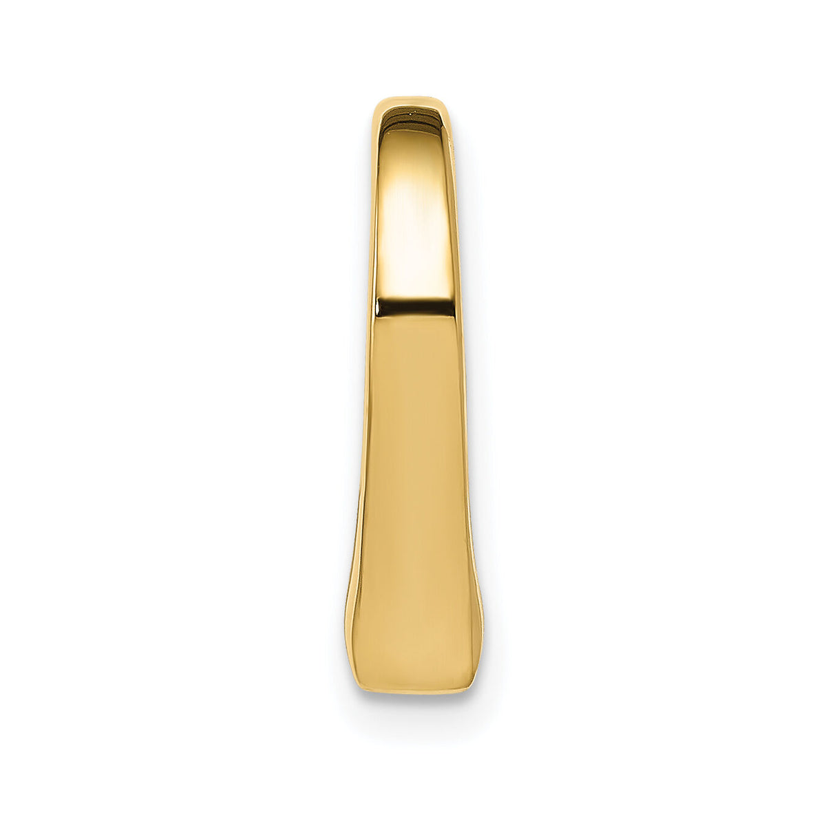 14K Polished Heart Chain Slide-C2918