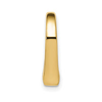 14K Polished Heart Chain Slide-C2918