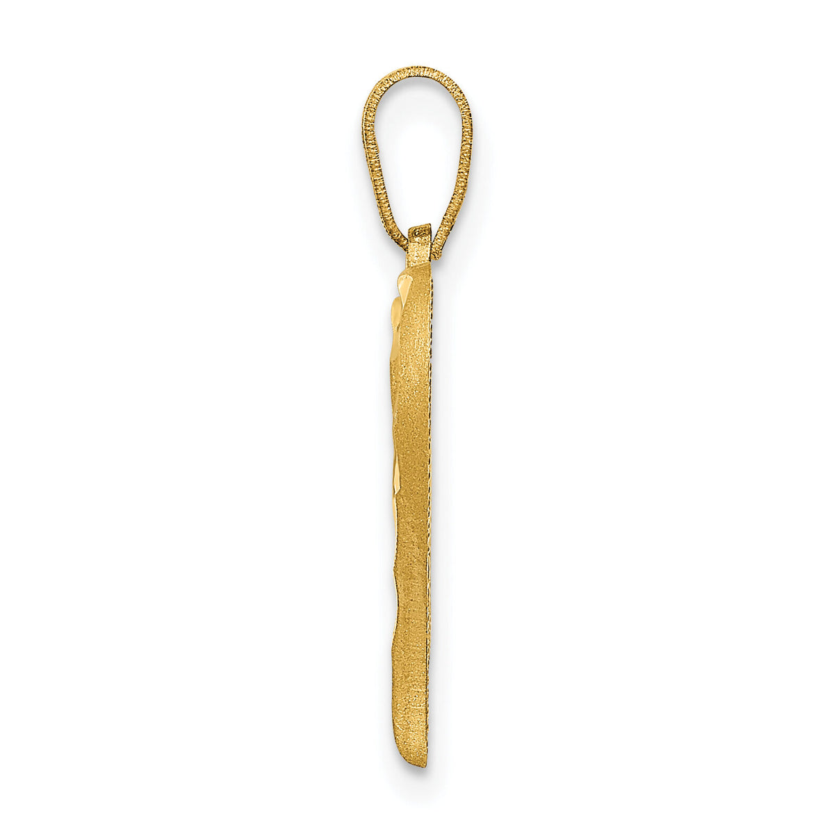 14K Polished Heart Pendant-C292