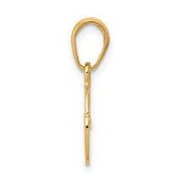 14K Polished Key and Lock Charm-C2937
