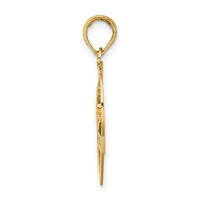 14k I HEART YOU in Heart Frame Charm-C2948