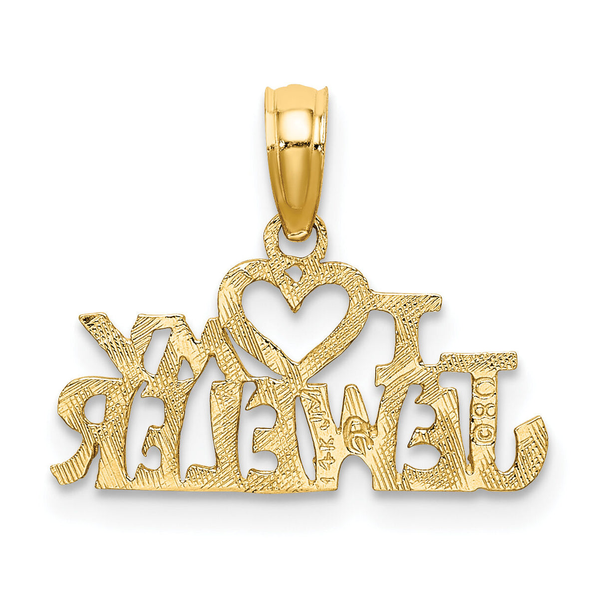14k I HEART MY JEWELER Charm-C2962