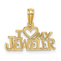 14k I HEART MY JEWELER Charm-C2962