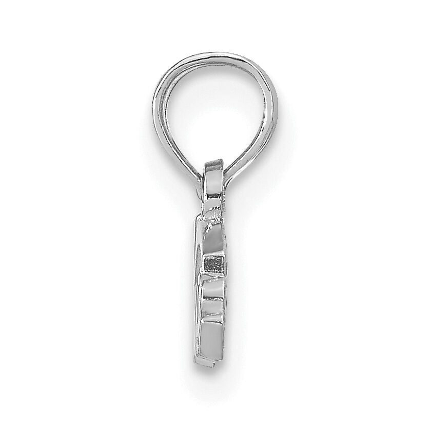 14K White Gold Nurse Pendant-C2963W