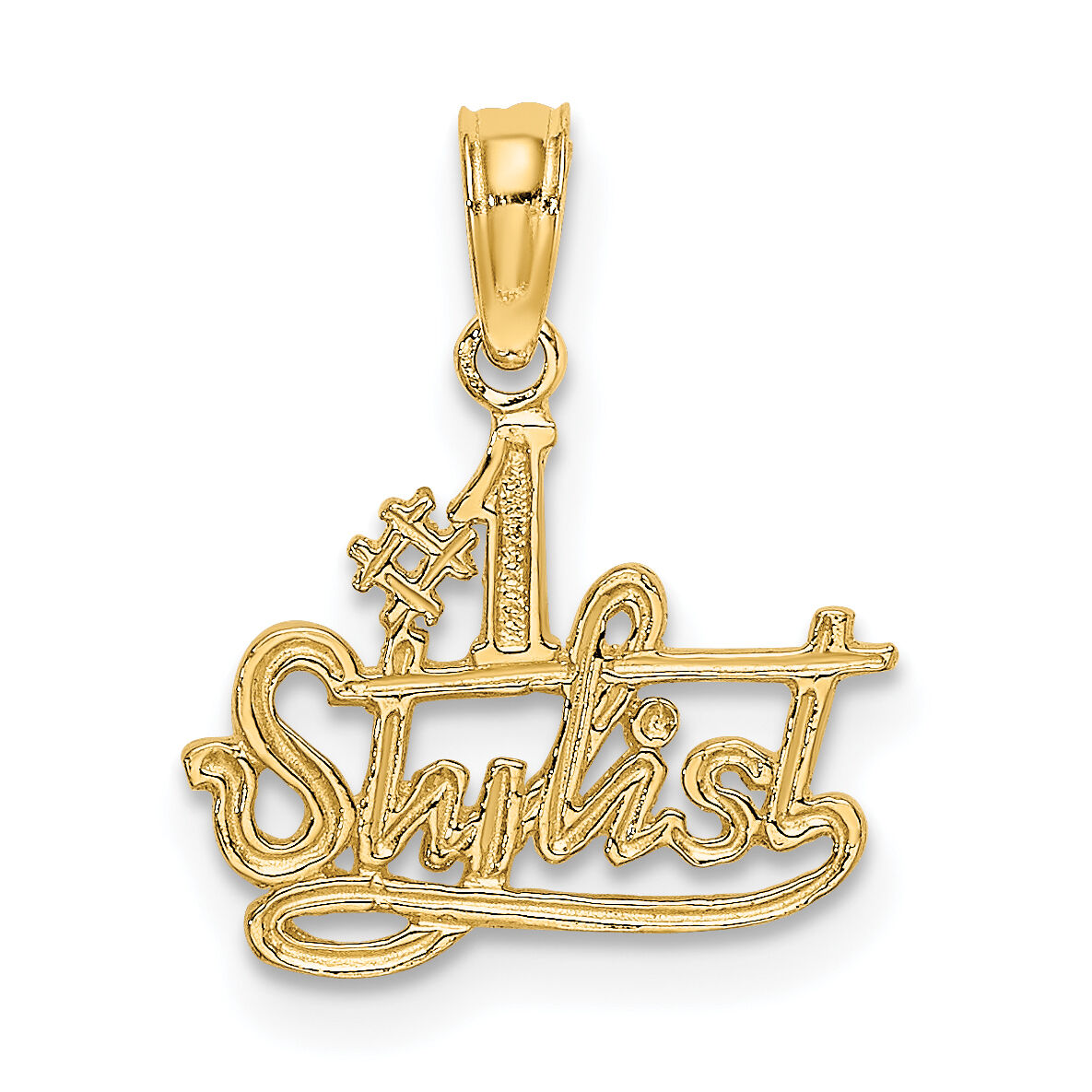 14k #1 STYLIST Charm-C2967