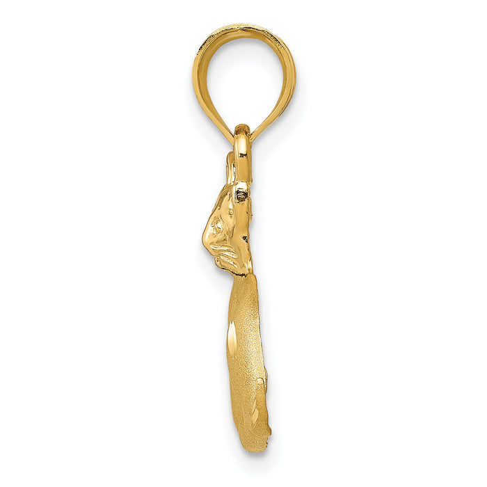 14k Cat Charm-C30