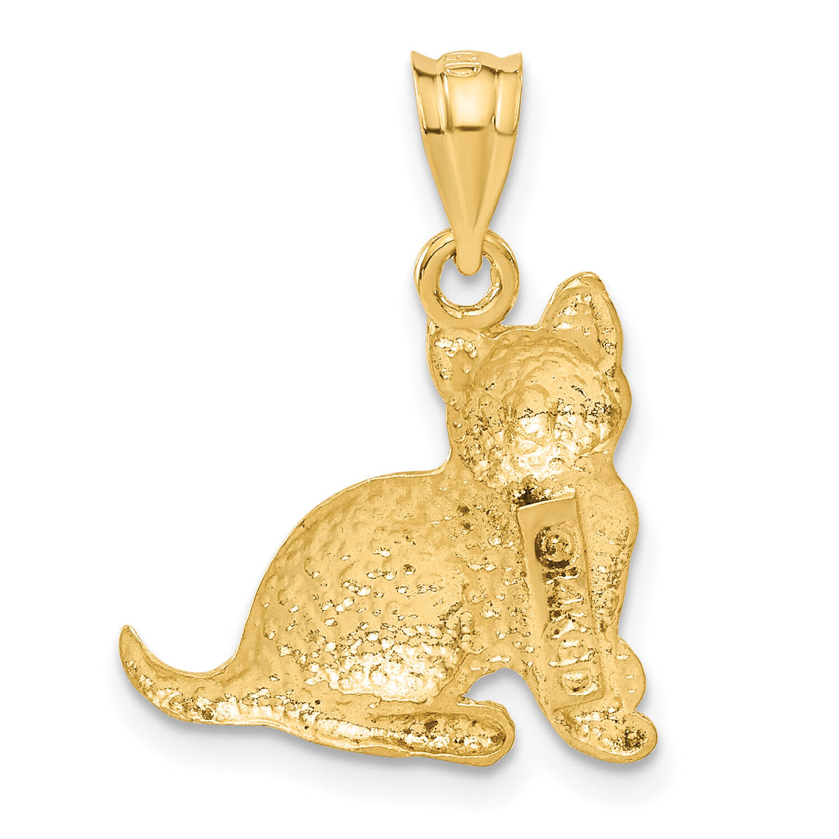 14k Cat Charm-C30