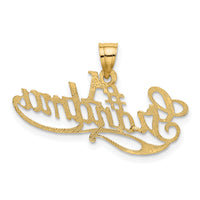 14k #1 GRANDMA Charm-C3003