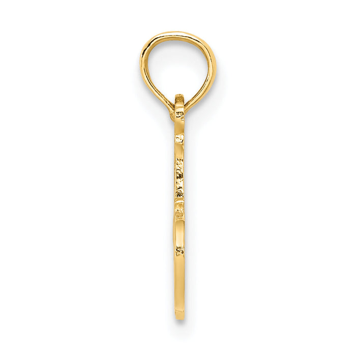 14k #1 NIECE Charm-C3005