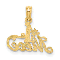 14k #1 NIECE Charm-C3005