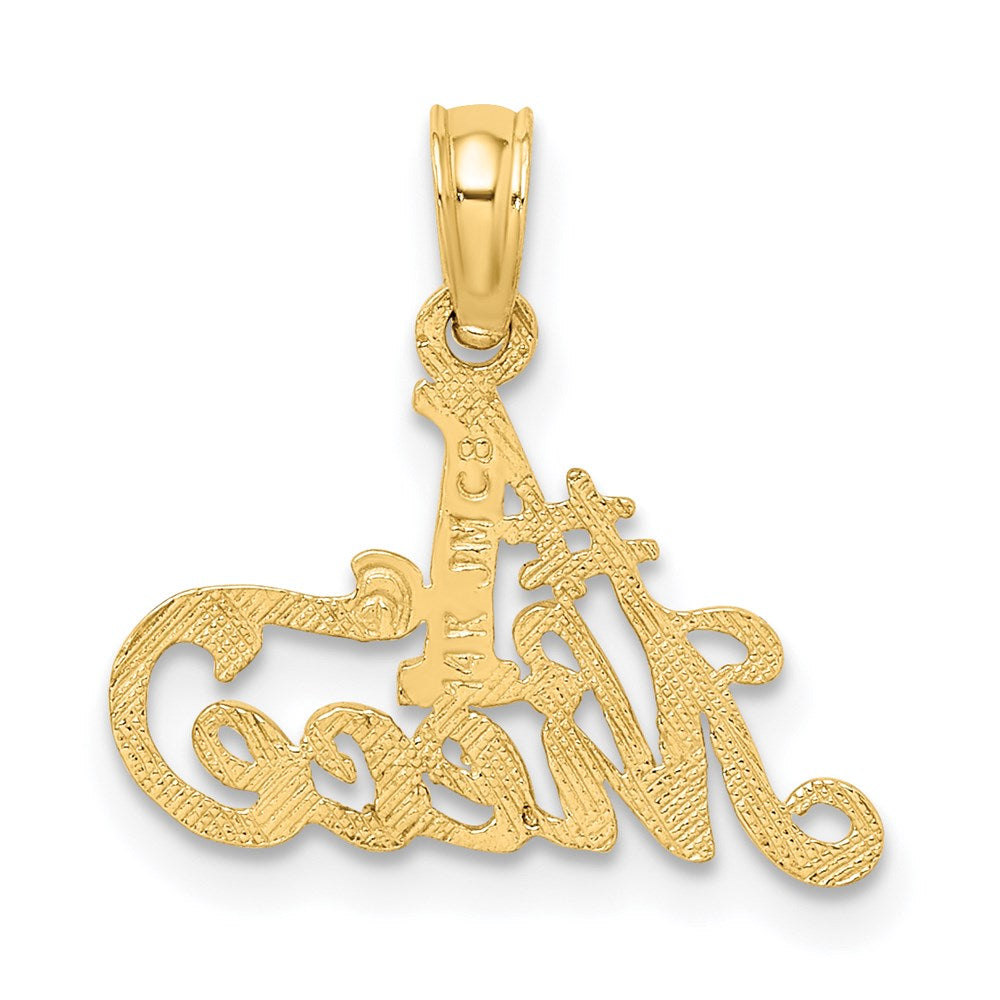 14k #1 NIECE Charm-C3005