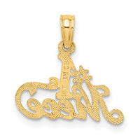 14k #1 NIECE Charm-C3005
