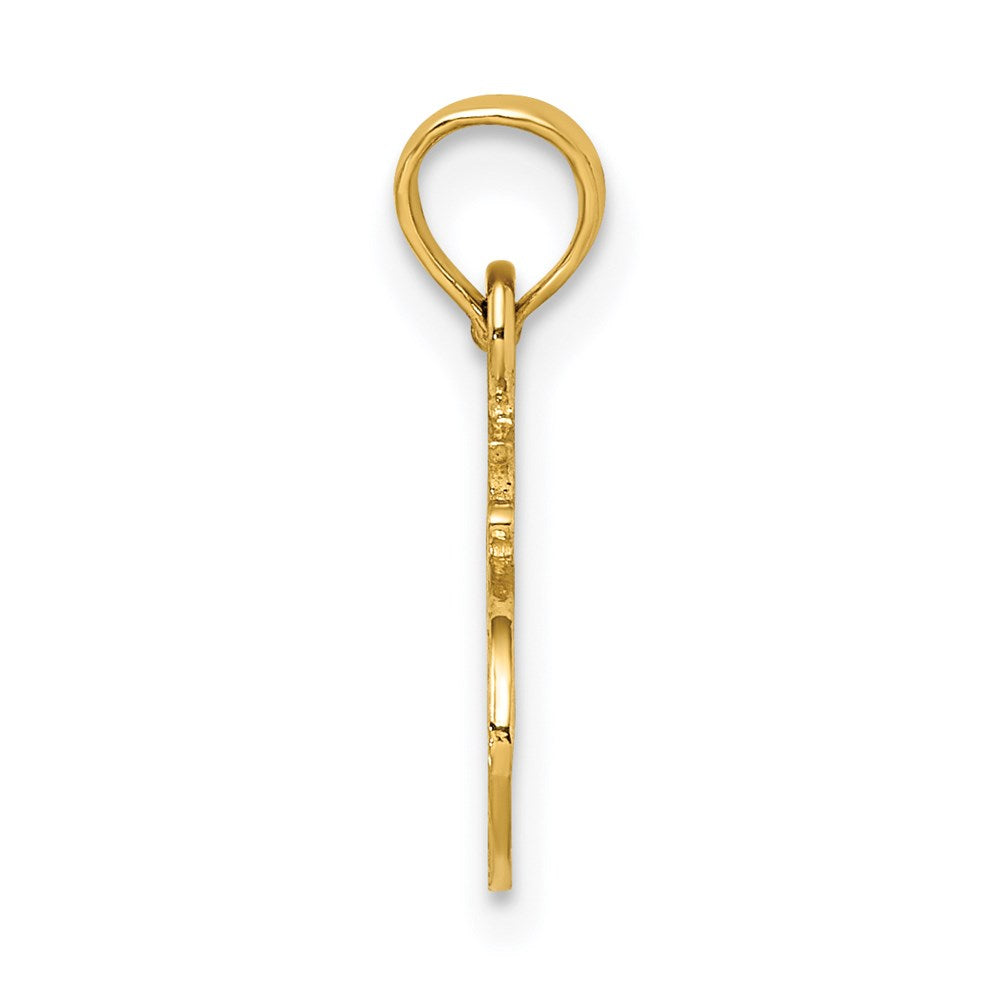 14k #1 AUNTIE Charm-C3007