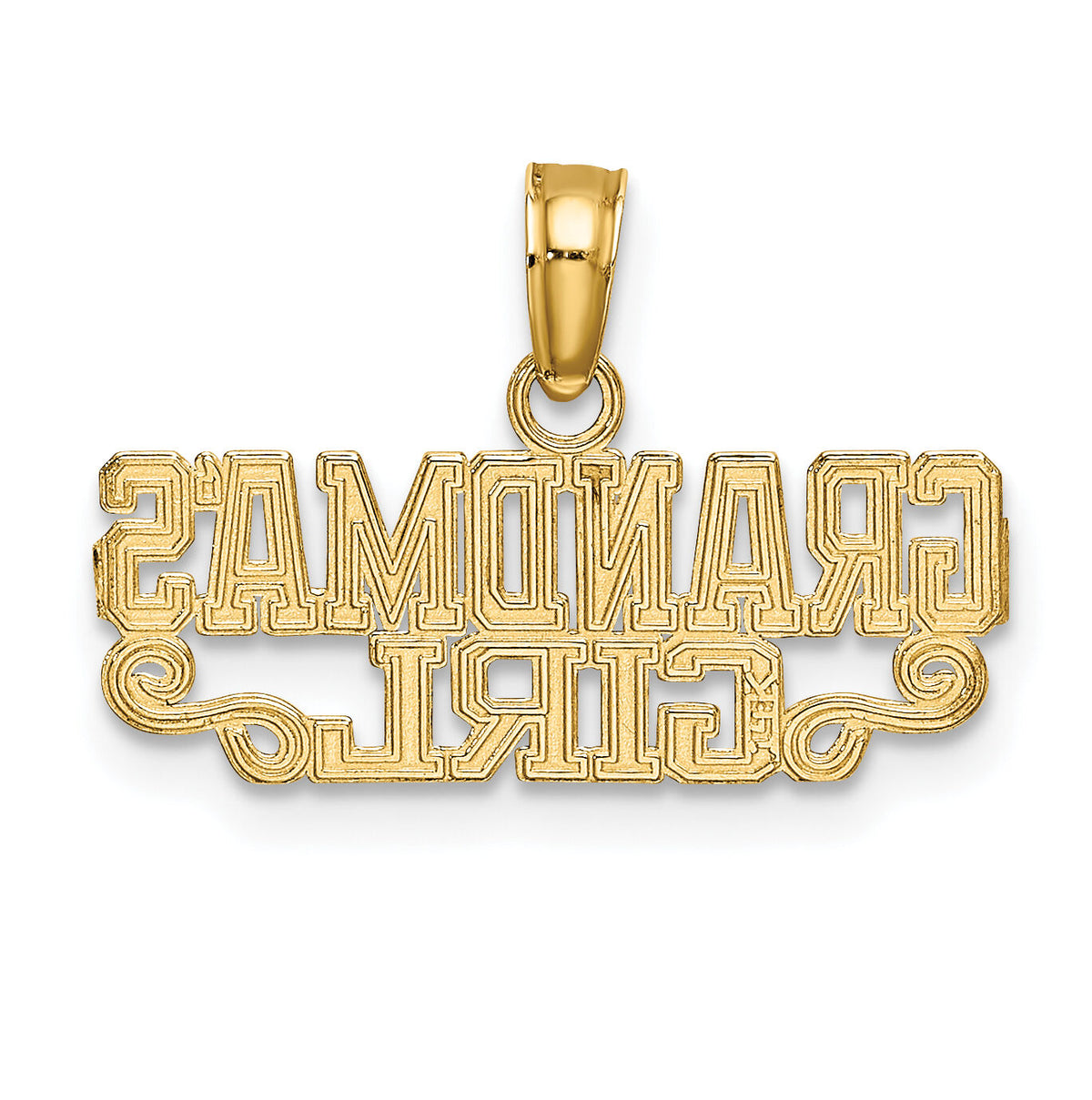 14k GRANDMA'S GIRL Charm-C3011