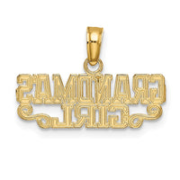 14k GRANDMA'S GIRL Charm-C3011