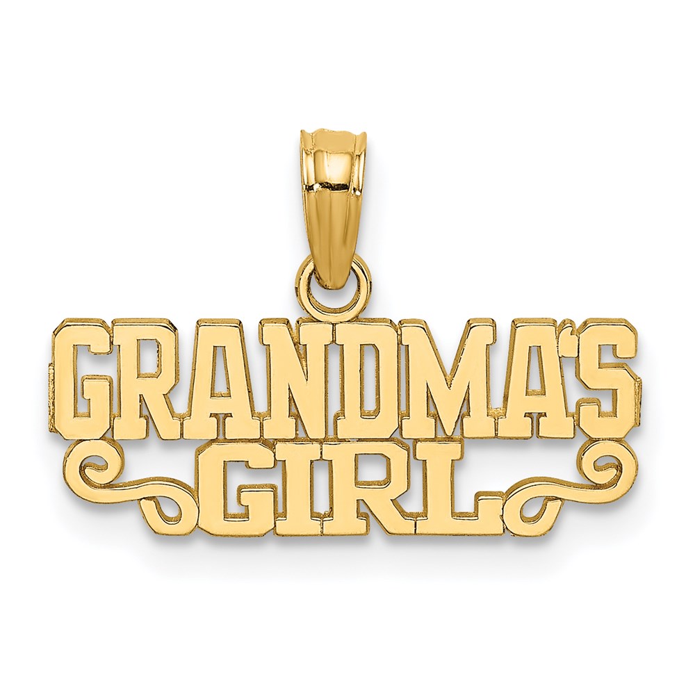 14k GRANDMA'S GIRL Charm-C3011