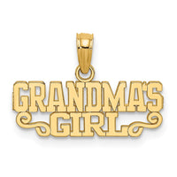 14k GRANDMA'S GIRL Charm-C3011