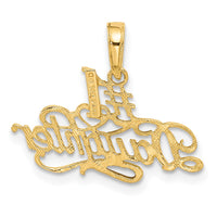 14k #1 DAUGHTER Pendant-C3012
