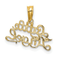 14K LITTLE ANGEL Charm-C3014