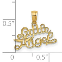 14K LITTLE ANGEL Charm-C3014