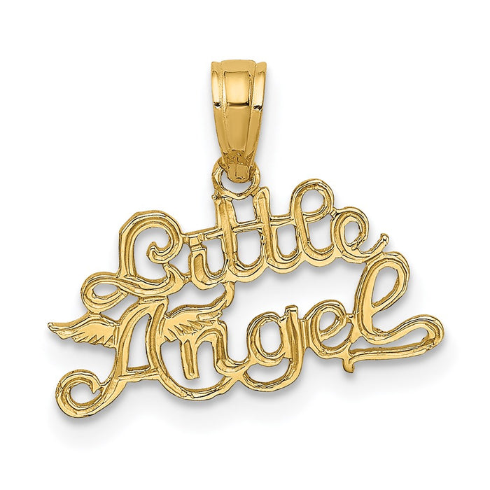 14K LITTLE ANGEL Charm-C3014