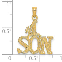 14k #1 SON Charm-C3019