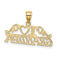 14k I HEART GRANDPA Charm-C3021