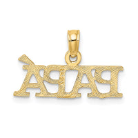 14k PAPA Charm-C3022